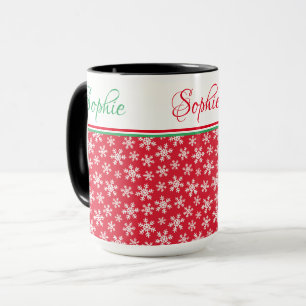 Mug Musique de Snowflakes blanc