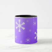 Mug Musique de Snowflakes violet (Centre)