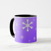Mug Musique de Snowflakes violet (Devant gauche)