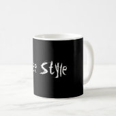 Mug Musique de style libre (Devant droit)