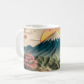 Mug Musique de style papier 3D au Japon (Devant gauche)