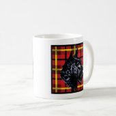 Mug Musique de Terrier écossais noir (Devant droit)