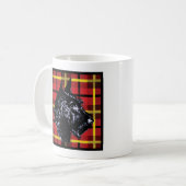 Mug Musique de Terrier écossais noir (Devant gauche)