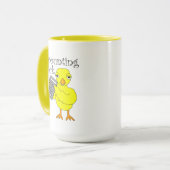 Mug Musique de texte de sélection comptable (Devant gauche)