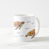 Mug Musique de tortue de mer (Devant droit)
