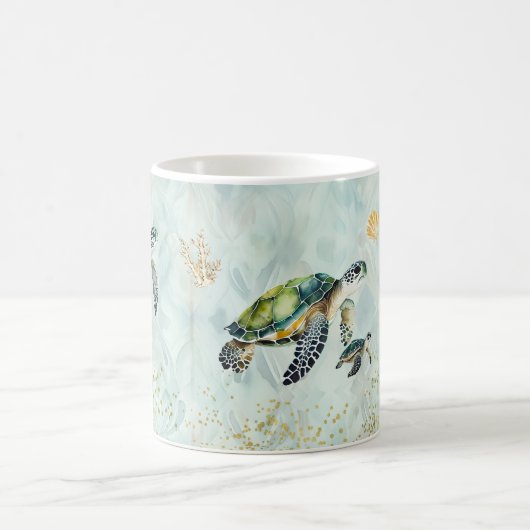 Mug Musique de tortue de mer (Centre)