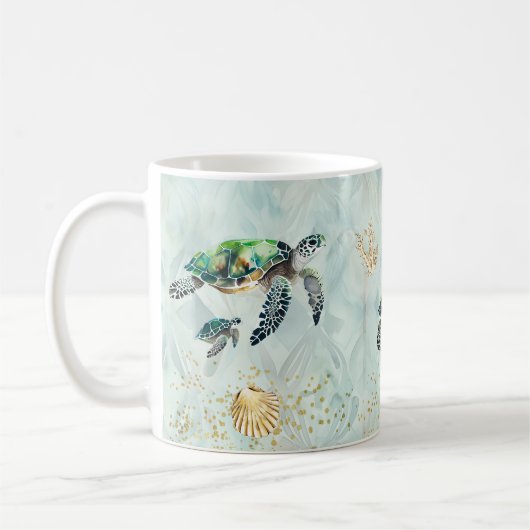Mug Musique de tortue de mer (Gauche)