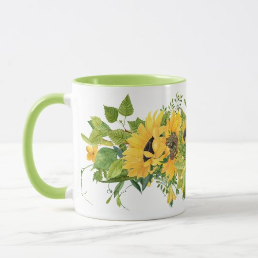 Mug Musique de tournesol (Gauche)