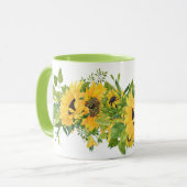 Mug Musique de tournesol (Devant gauche)