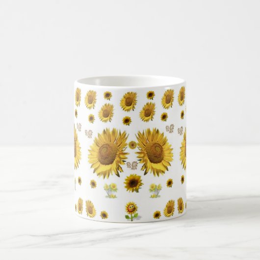 Mug Musique de tournesol (Centre)