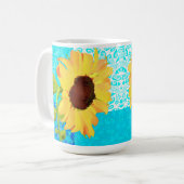 Mug Musique de tournesol (Devant gauche)