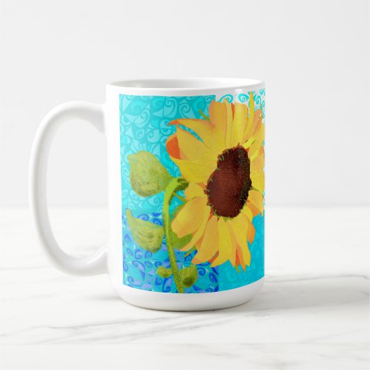Mug Musique de tournesol (Gauche)