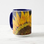 Mug Musique de tournesol (Devant gauche)