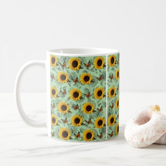 Mug Musique de tournesol (Avec donut)