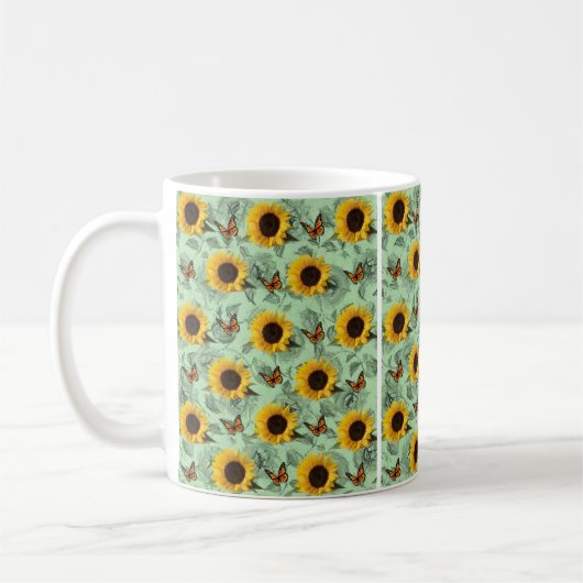 Mug Musique de tournesol (Gauche)