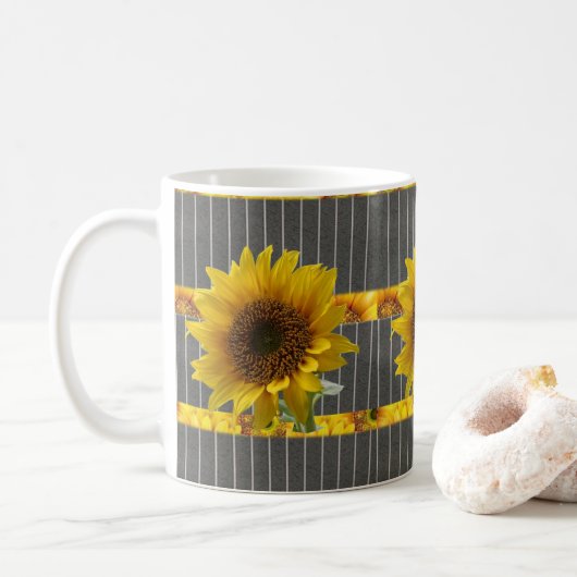 Mug Musique de tournesol (Avec donut)