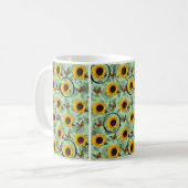 Mug Musique de tournesol (Devant gauche)