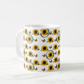 Mug Musique de tournesol (Devant gauche)