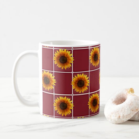 Mug Musique de tournesol (Avec donut)