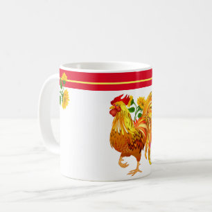 Mug Musique de tournesol de coq