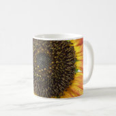 Mug Musique de tournesol orange (Devant droit)
