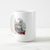 Mug Musique de train de Noël (Devant gauche)