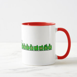Mug Musique de train de Noël