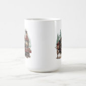 Mug Musique de train de Noël (Centre)