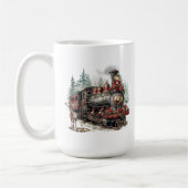 Mug Musique de train de Noël (Gauche)
