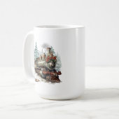 Mug Musique de train de Noël (Devant gauche)