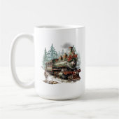 Mug Musique de train de Noël (Gauche)