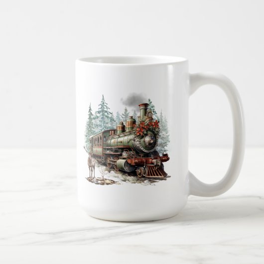 Mug Musique de train de Noël (Droite)