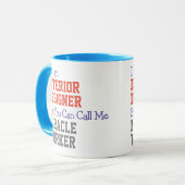 Mug Musique de travail Miracle Designer d'intérieur (Devant gauche)