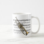 Mug Musique de trompette 11 B<br><div class="desc">Instrument de musique de trompette</div>