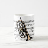 Mug Musique de trompette 12 B (Centre)