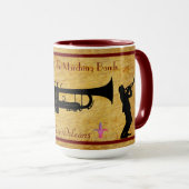 Mug Musique de trompette de la Nouvelle-Orléans (Devant droit)