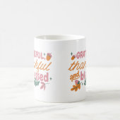 Mug Musique de typographie de Thanksgiving (Centre)