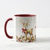 Mug Musique de vacances Gold Reindeer (Gauche)