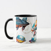 Mug Musique de vaisseau spatial personnalisé (Gauche)