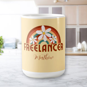 Mug Musique de vie indépendante personnalisée avec nom