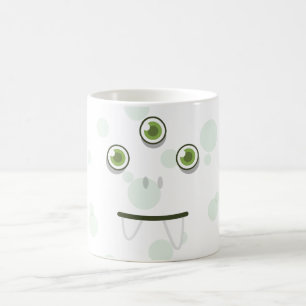 Mug Musique de visage du monstre vert