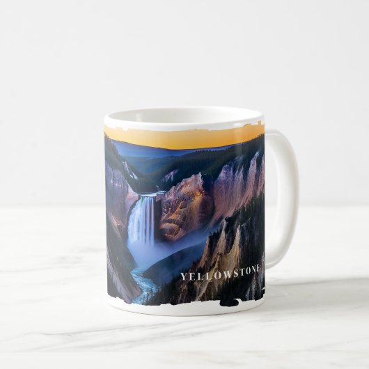 Mug Musique de Yellowstone Falls (Devant droit)