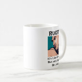 Mug Musique d'échecs de rugby (Devant droit)