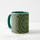 Mug Musique décorative en or vert (Devant gauche)