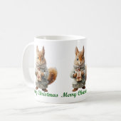 Mug Musique d'écureuil de Noël (Devant gauche)