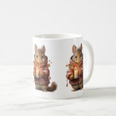 Mug Musique d'écureuil de Noël (Devant droit)