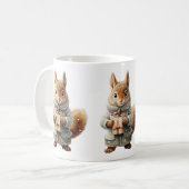 Mug Musique d'écureuil de Noël (Devant gauche)