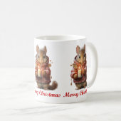 Mug Musique d'écureuil de Noël (Devant droit)