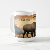 Mug Musique d'Elk de Yellowstone (Devant gauche)