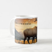 Mug Musique d'Elk de Yellowstone (Devant gauche)